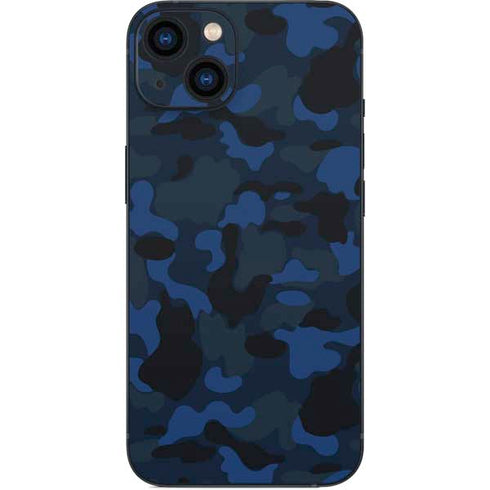 Blue Street Camo iPhone Skins
